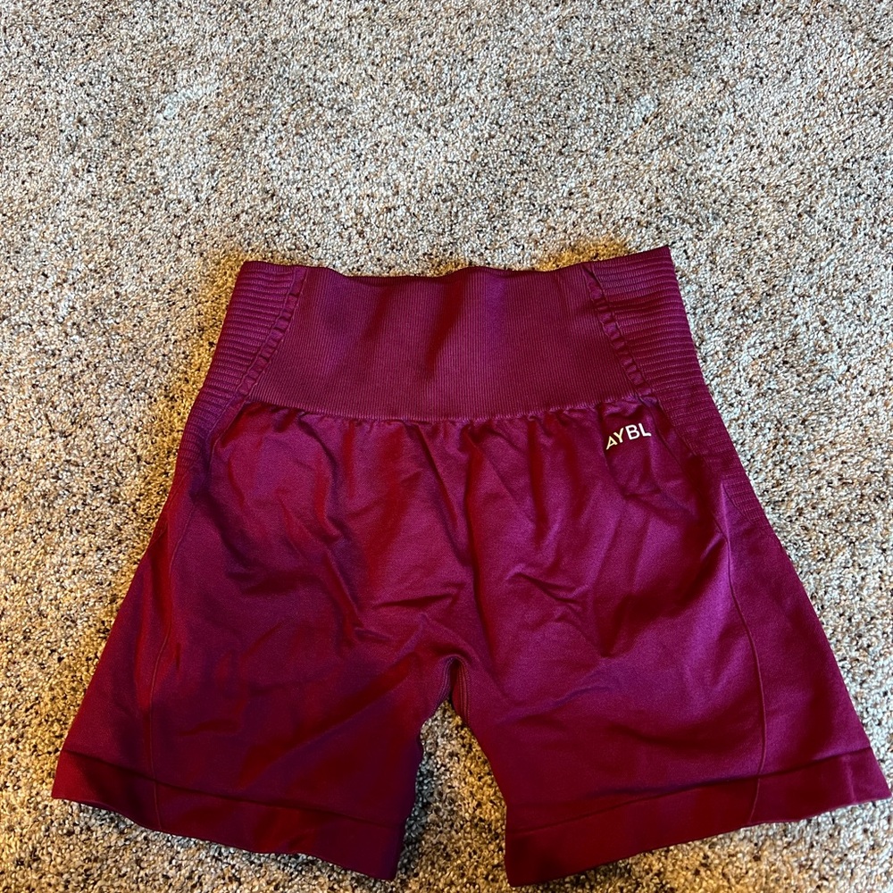 AYBL Women's Deep Red Bike Shorts